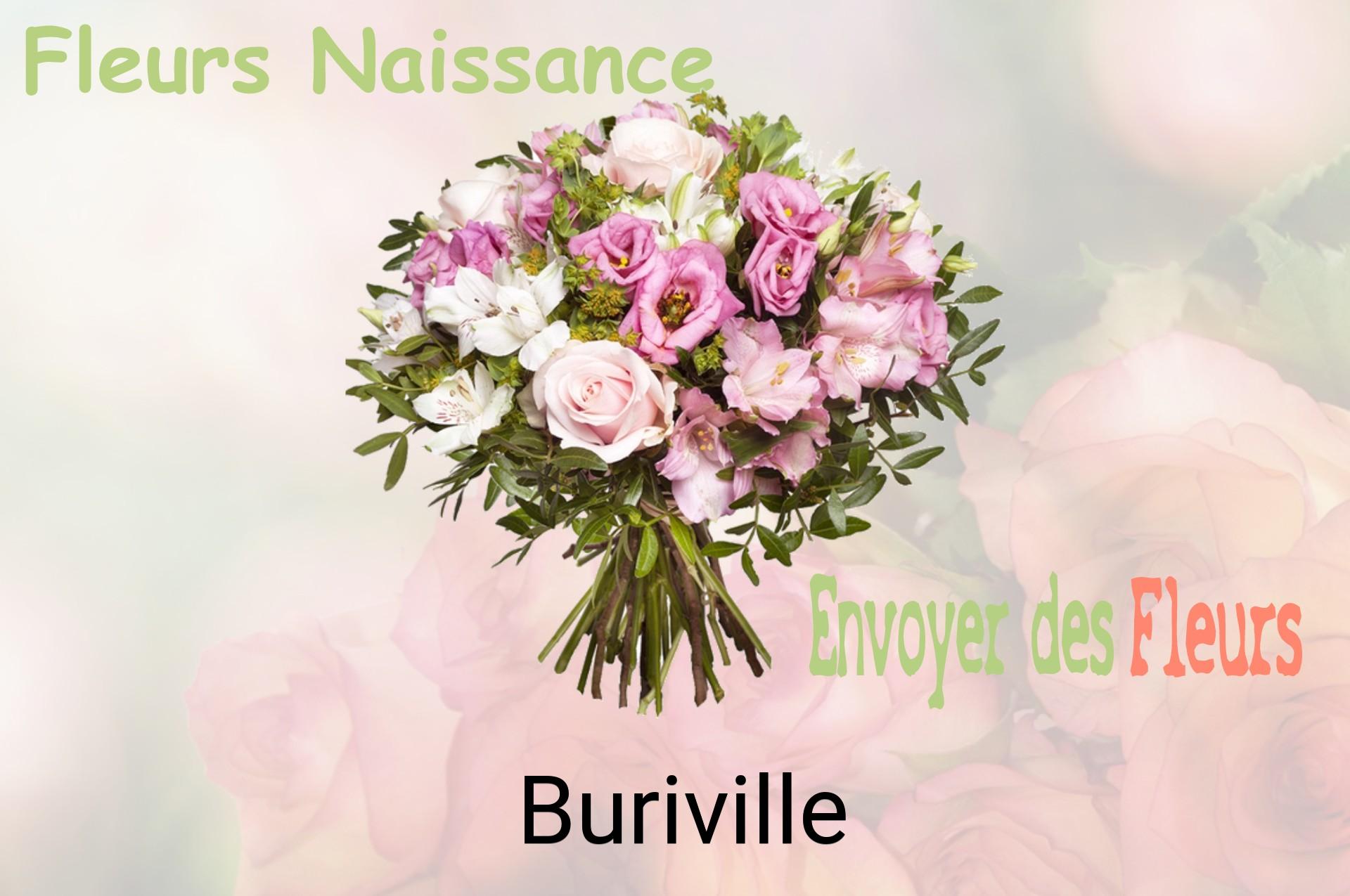 Bouquet de fleurs de naissance livré à Buriville